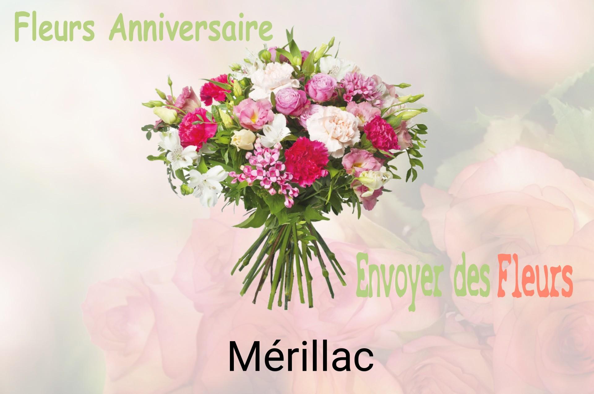 Bouquet de fleurs d’anniversaire livré à Mérillac